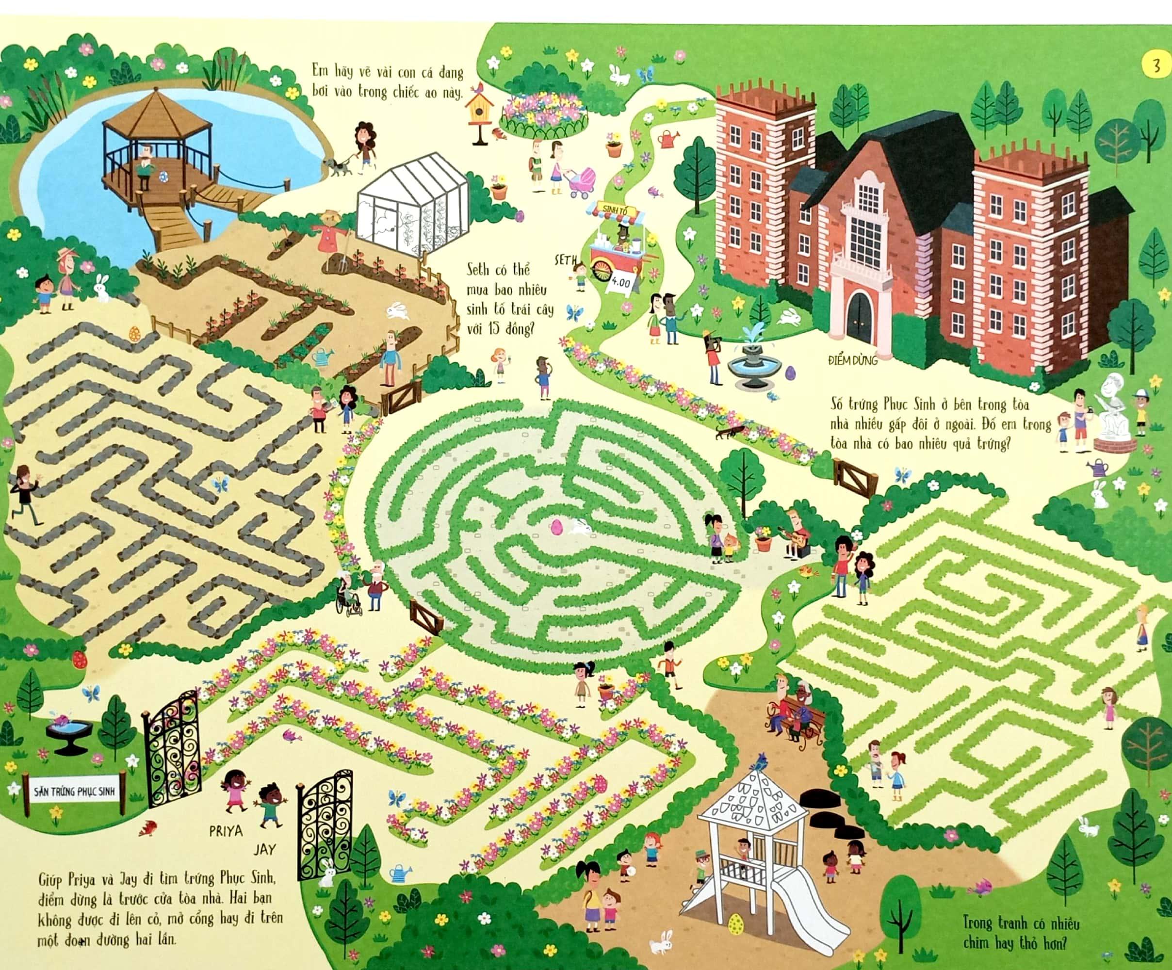 Cuốn Sách Khổng Lồ Về Trò Chơi Tư Duy - Holiday Activity Pad (Tái Bản 2023)