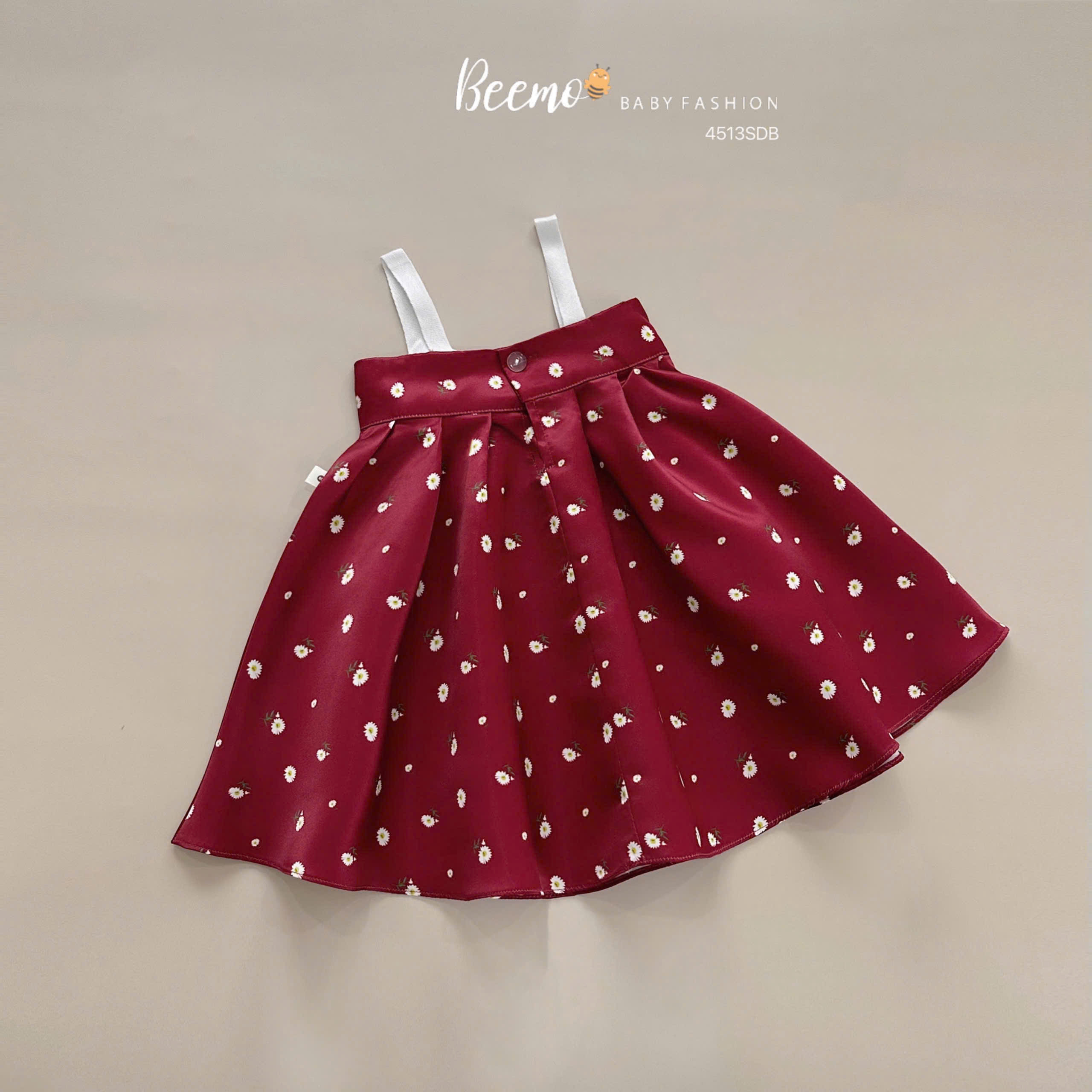Đầm công chúa hanbok Hàn quốc cho bé gái màu đỏ diện lễ tết đẹp size 9-30kg hàng Thiết kế