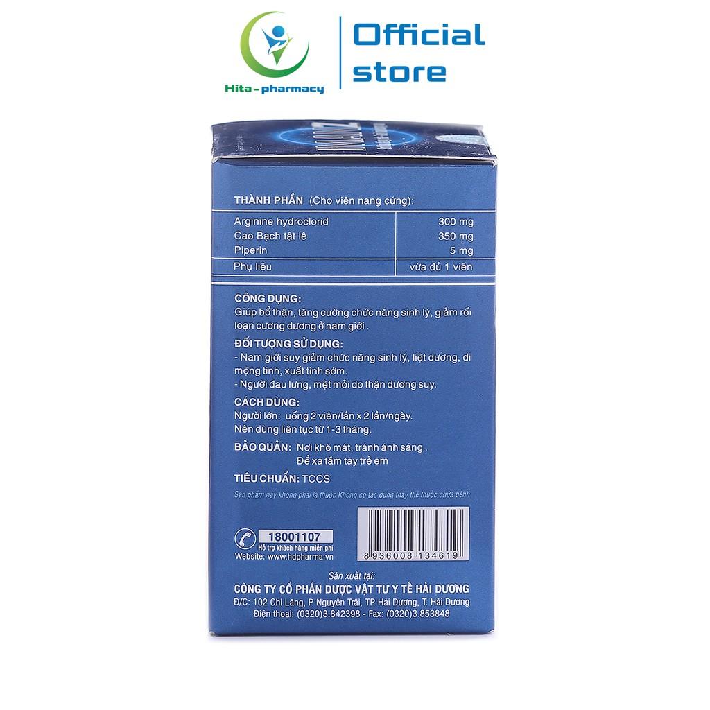 Viên uống IMANZ hỗ trợ tăng cường sinh lý nam, bổ thận, tráng dương - Chai 60 viên