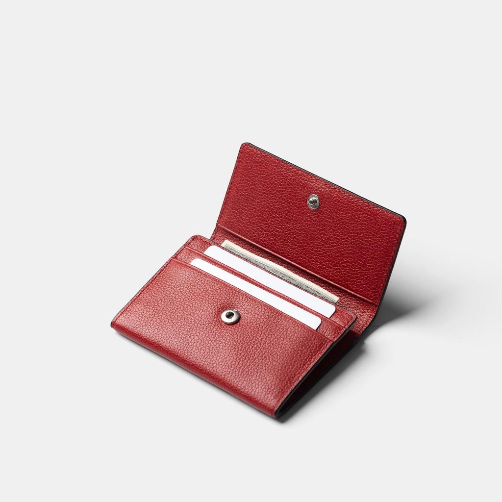 Ví đựng thẻ Card Holder Lucy da Mill mềm mại thương hiệu Leonardo