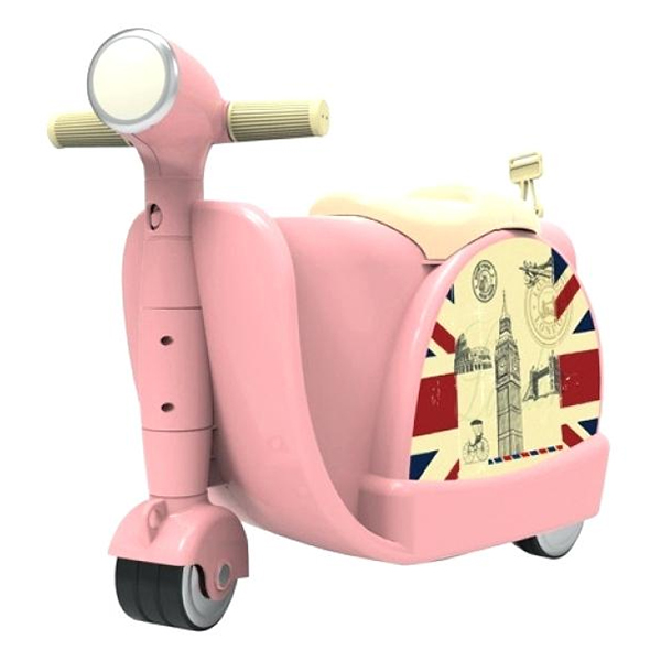 Vali Hình Xe Vespa Chòi Chân Royal Care - Hồng