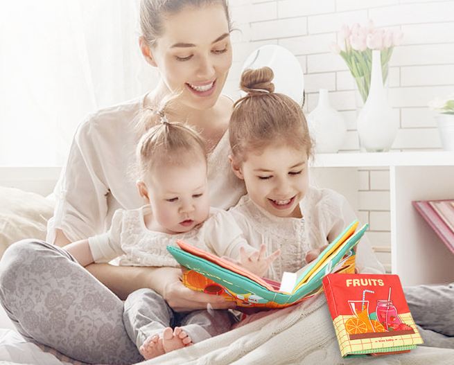 Sách vải - Sách vải set 6 quyển cho các bé sơ sinh từ 0m+ 