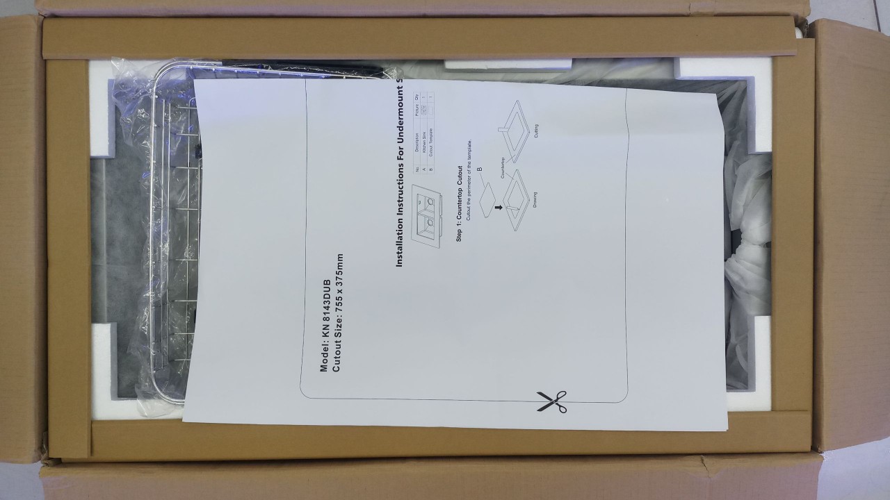 Chậu rửa bát Konox KN8745DUB