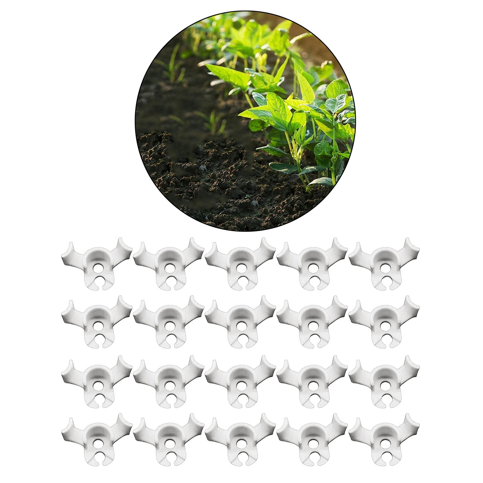 Plant Bender Elbows Tomato Clips Stem Trainer Tomato Branches Clamps for Low Stress Training Control Plants Growth Increase More Light and Air Flow