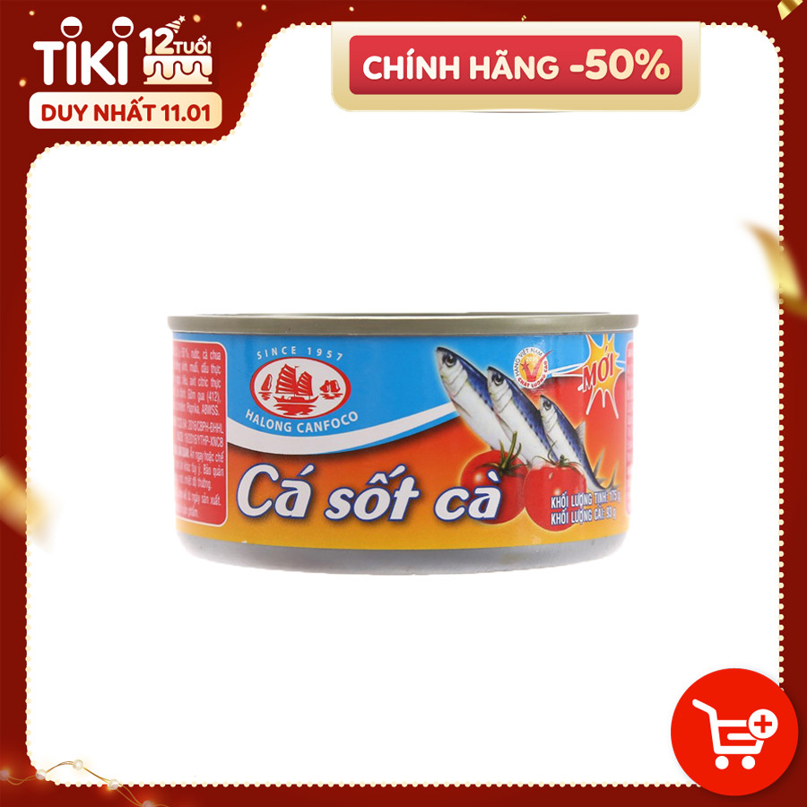 Cá Sốt Cà 175G - Đồ Hộp Hạ Long (DATE: 10/2024)