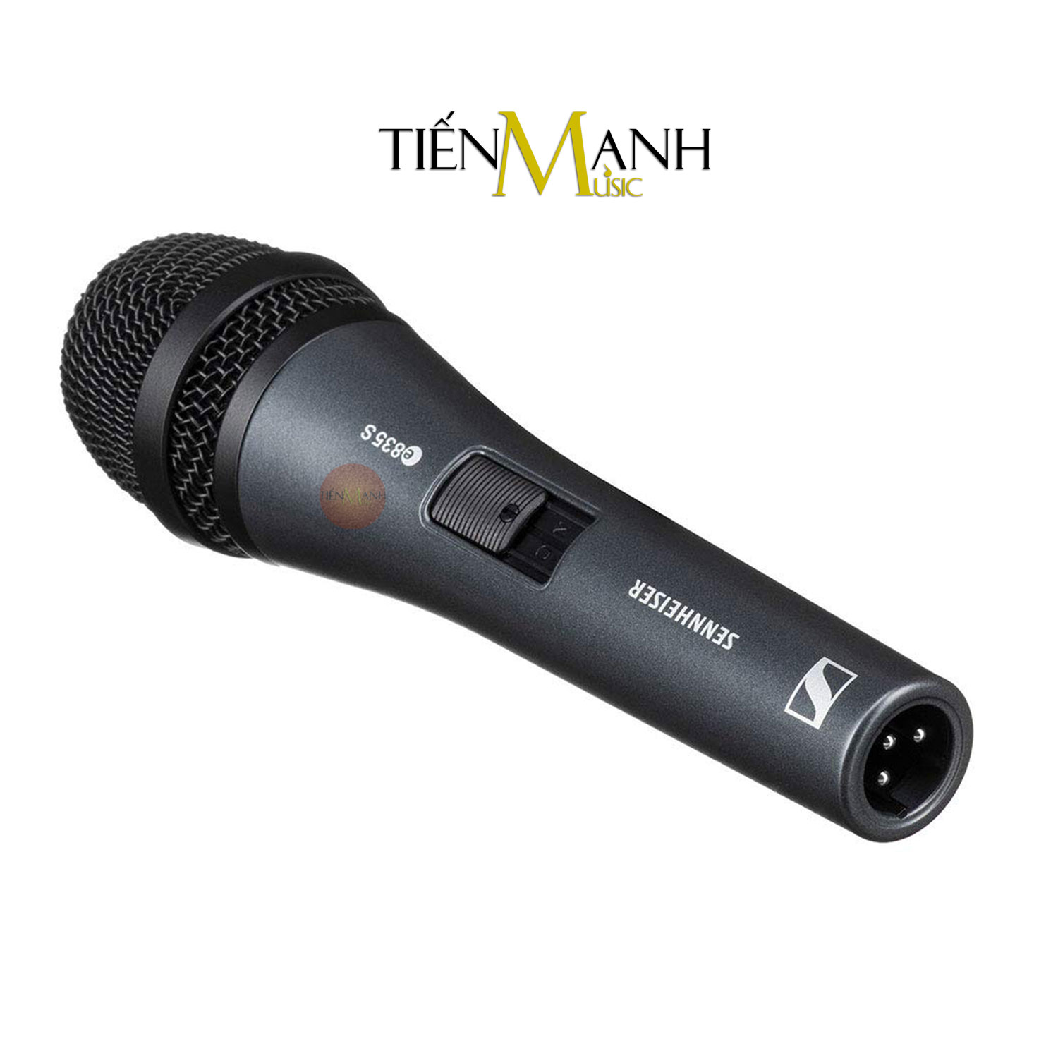 Micro Cầm Tay Sennheiser E835S Có Công Tắc - Mic Cardioid E835 Dynamic Vocal Microphone E 835-S Hàng Chính Hãng - Kèm Móng Gẩy DreamMaker