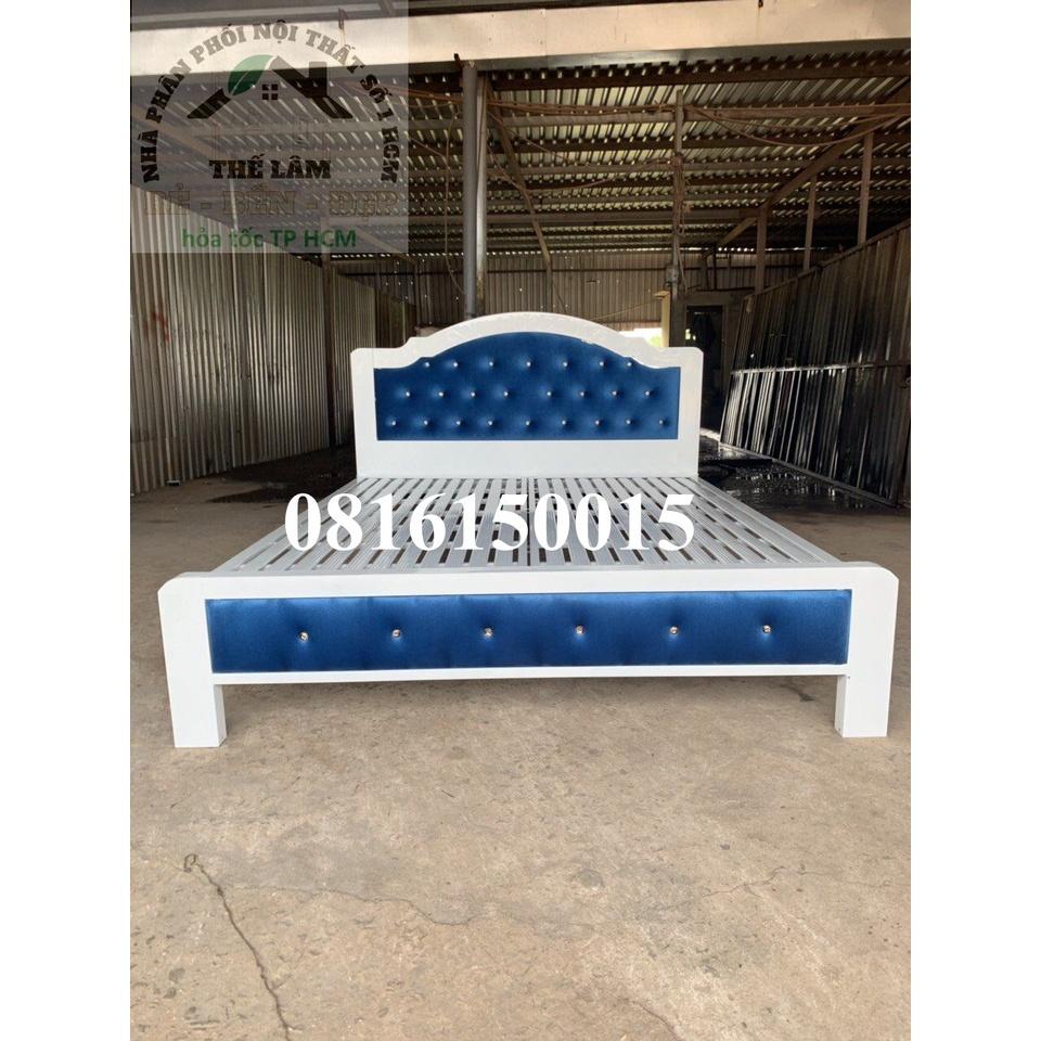 Giường sắt hộp dày 5x10 sơn tĩnh điện chống rung- chống ồn
