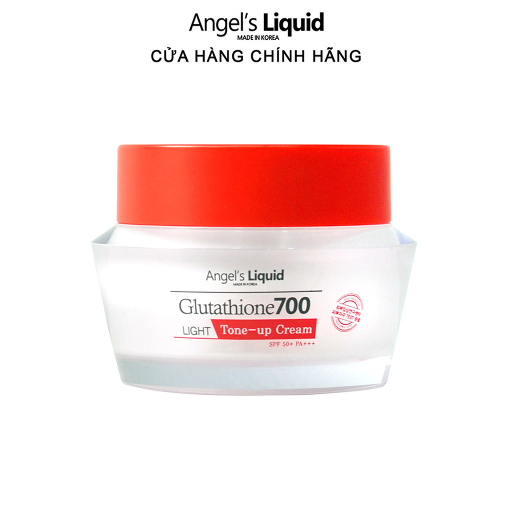 Kem Dưỡng Trắng Da Nâng Tone, Chống Nắng Angel Liquid Glutathione 700 Light Tone Up Cream (Ngày) 50ml