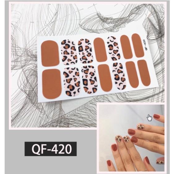 Decal Sticker Nail dán móng tay nhanh Đẹp - Nhanh - Bền