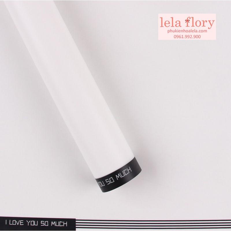 GIẤY BÓNG MỜ VIỀN I LOVE YOU SO MUCH - GIA0030