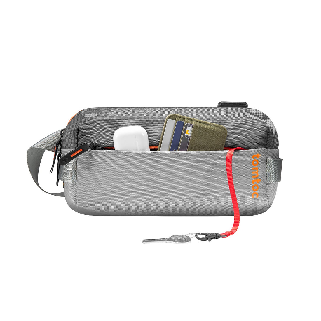 Túi Đeo Chéo TOMTOC Lightweight Codura Sling Bag H02-A04G02 Gray - Hàng Chính Hãng