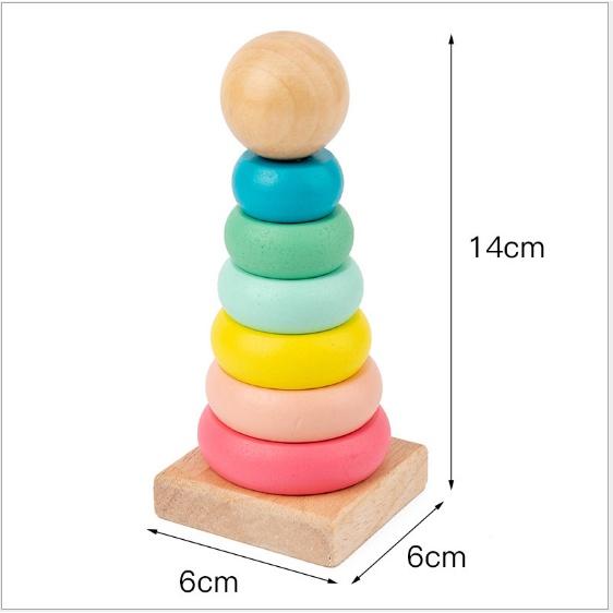 Đồ chơi gỗ thông minh, phát triển trí tuệ cho bé - combo 6 món đồ chơi gỗ montessori kích thích khả năng tập trung bé