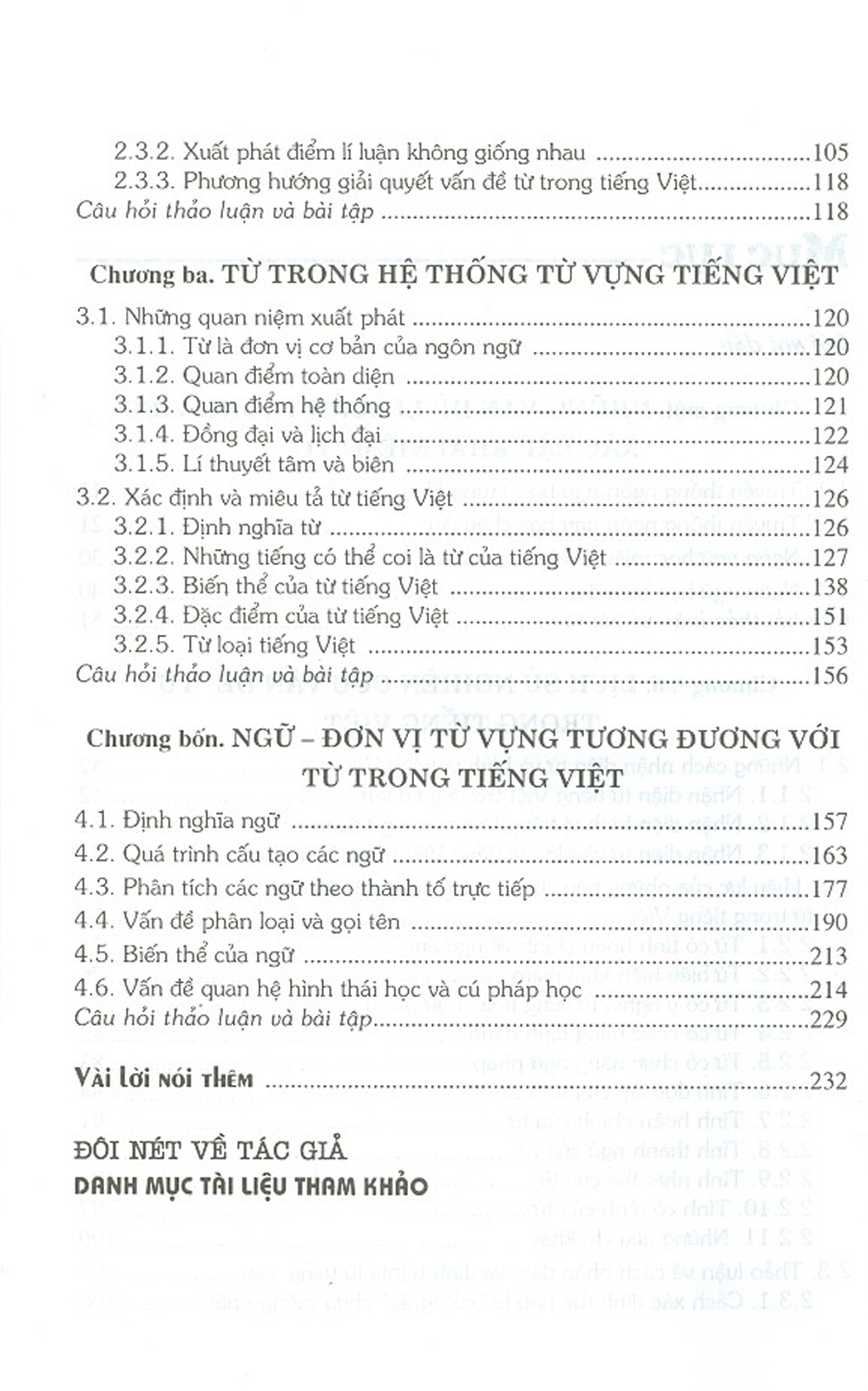 Vấn Đề &quot;Từ&quot; Trong Tiếng Việt