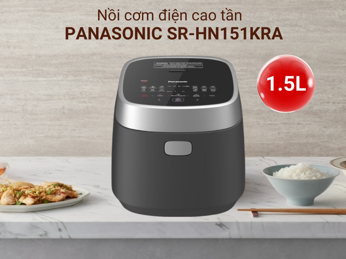 Nồi cơm cao tần Panasonic 1.5 lít SR-HN151KRA - Hàng Chính Hãng