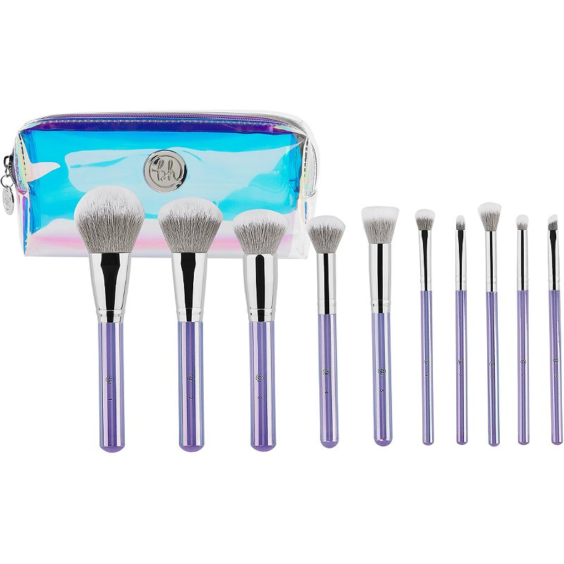 Bộ cọ trang điểm BH COSETICS hello holo 10 piece brush set