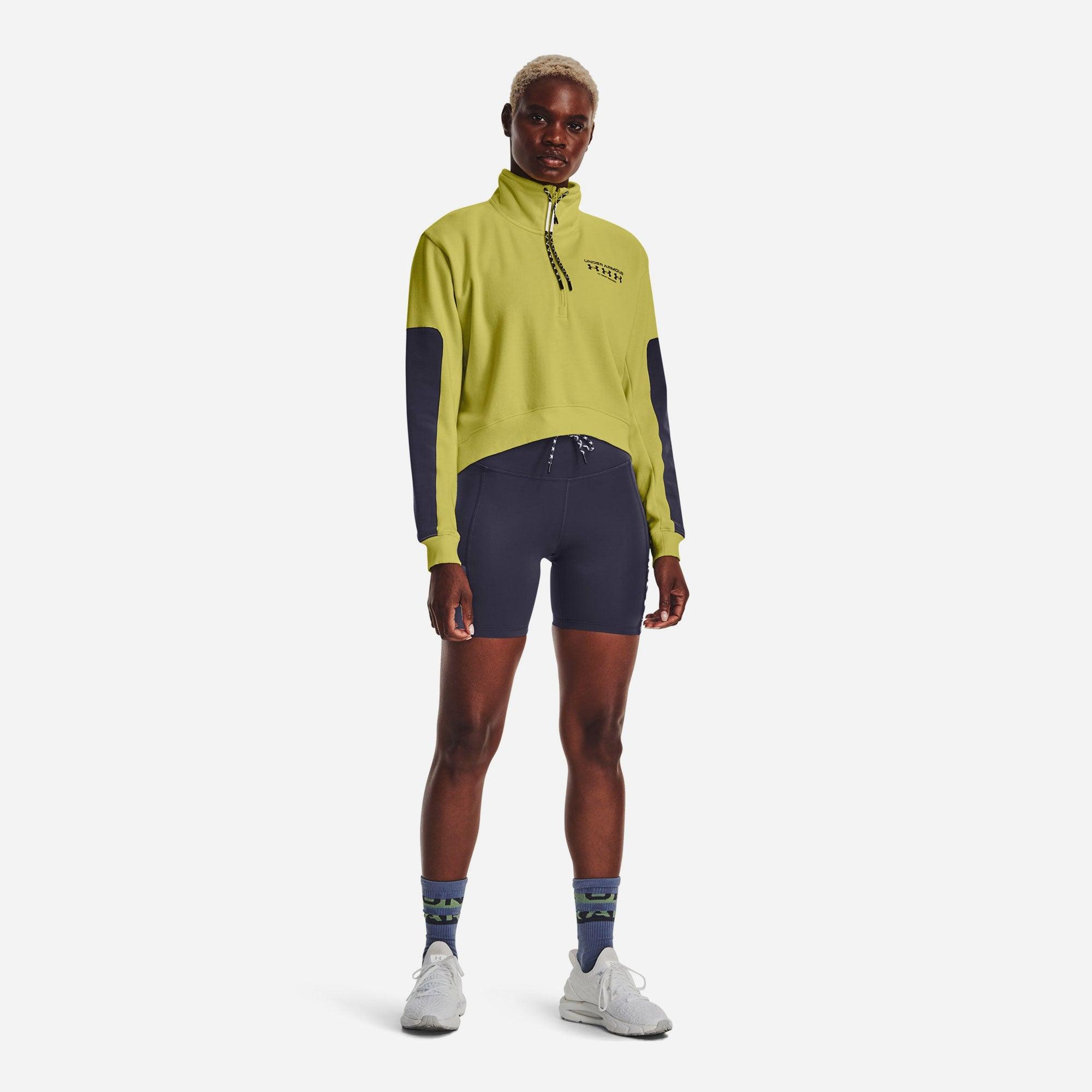 Áo tay dài thể thao nữ Under Armour Run Trail Crop Hz - 1374473-720