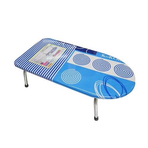 Bàn Để Ủi Quần Áo Kiểu Ngồi Lót Gỗ, 30x60cm, 4 Chân Gấp Gọn