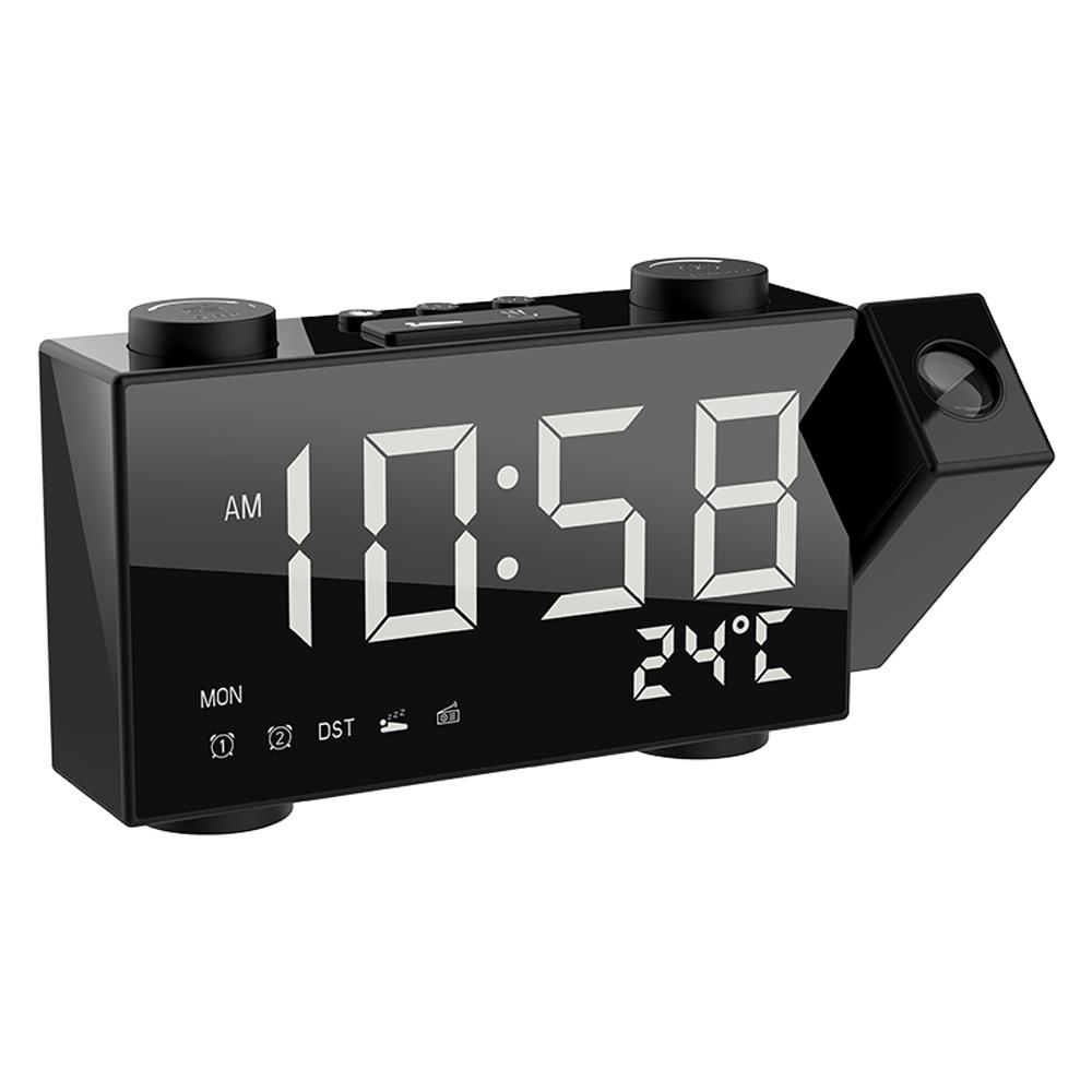 Đồng hồ báo thức kỹ thuật số đa năng có màng LCD hiển thị thời gian , dự báo thời tiết