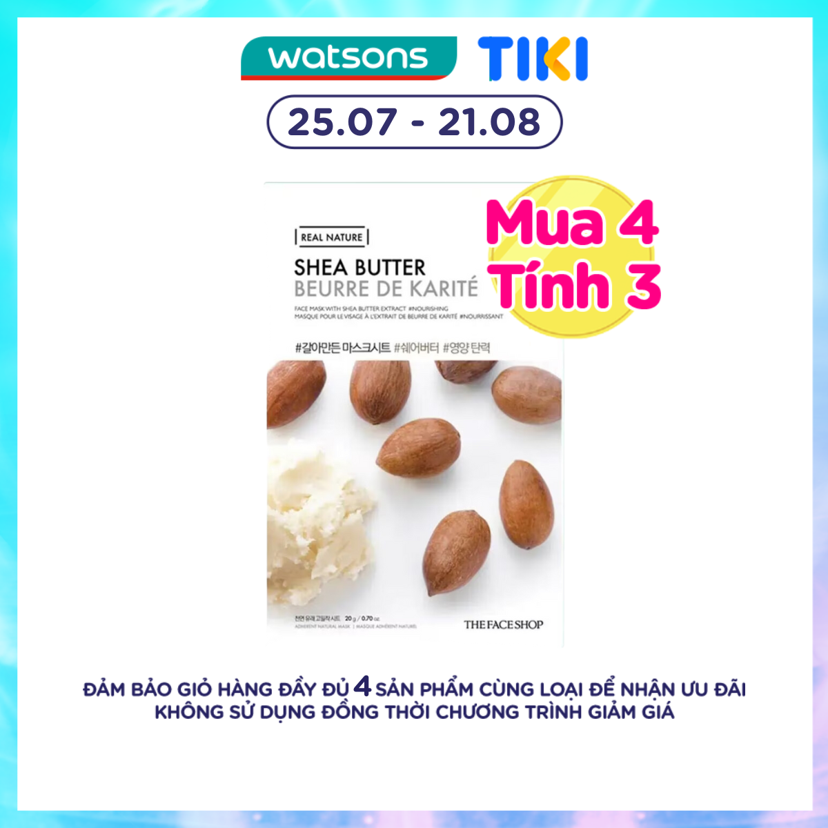 Mặt Nạ Thefaceshop Real Nature Shea Butter Face Mask 20g