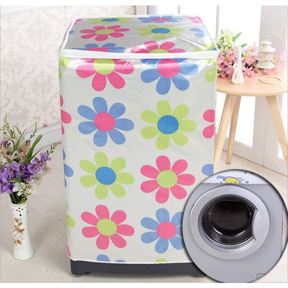 Áo Trùm Bảo Vệ Máy Giặt Satin 7-8kg Nhiều Họa Tiết Lựa Chọn