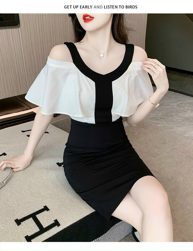 ĐẦM BODY THUN ÁO TAY CÁNH DƠI