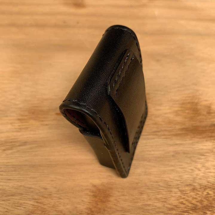 Bao da ZIPPO- đồ da thủ công - màu đen DT403