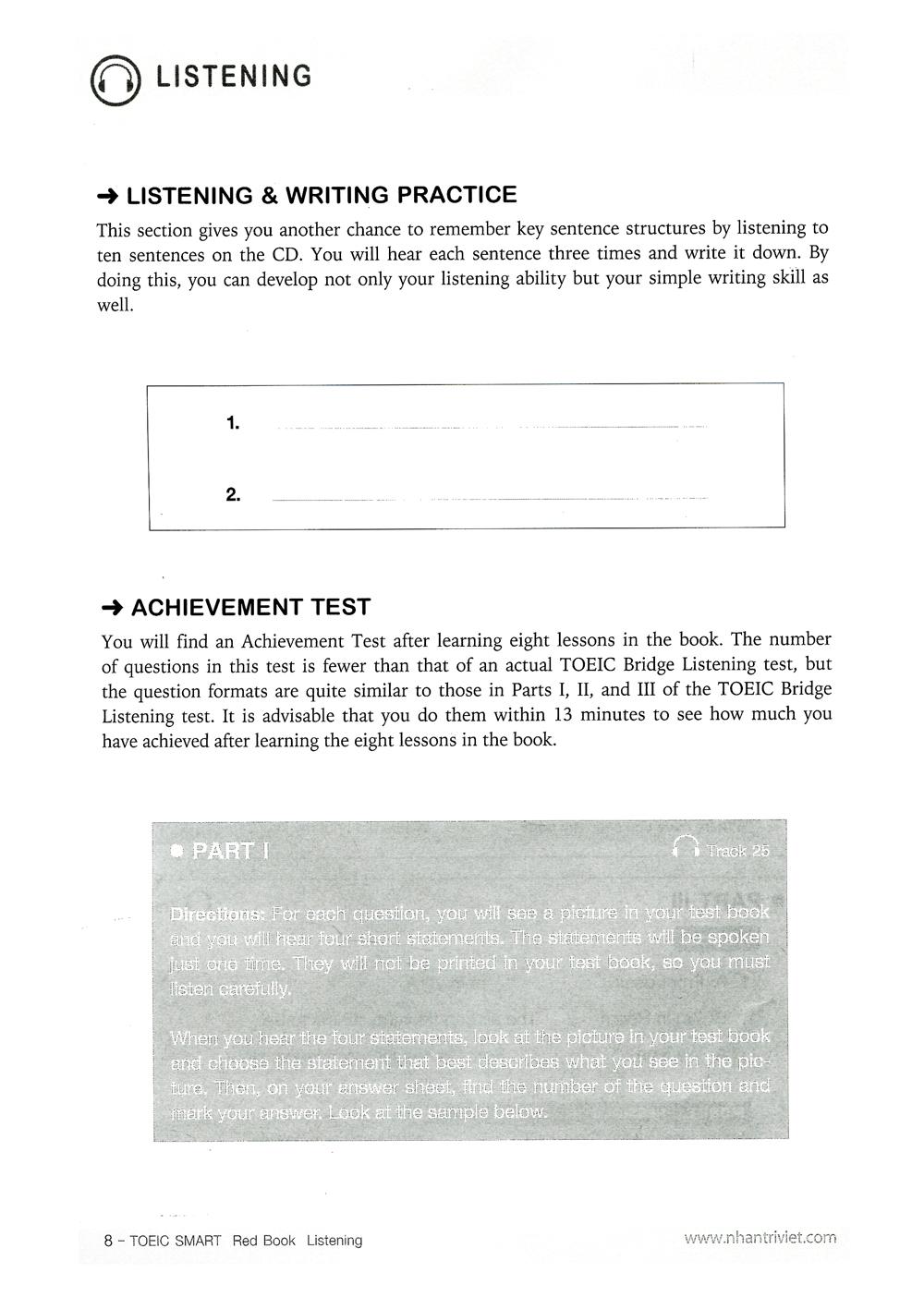 Toeic Smart Red Book Listening (Kèm CD)