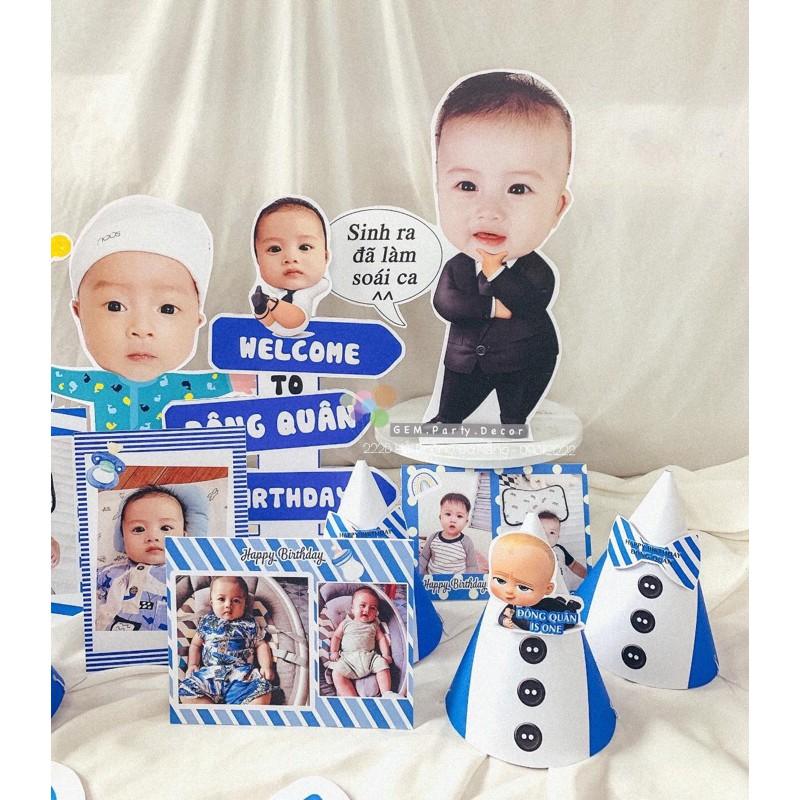 Hình bé chibi trang trí sinh nhật