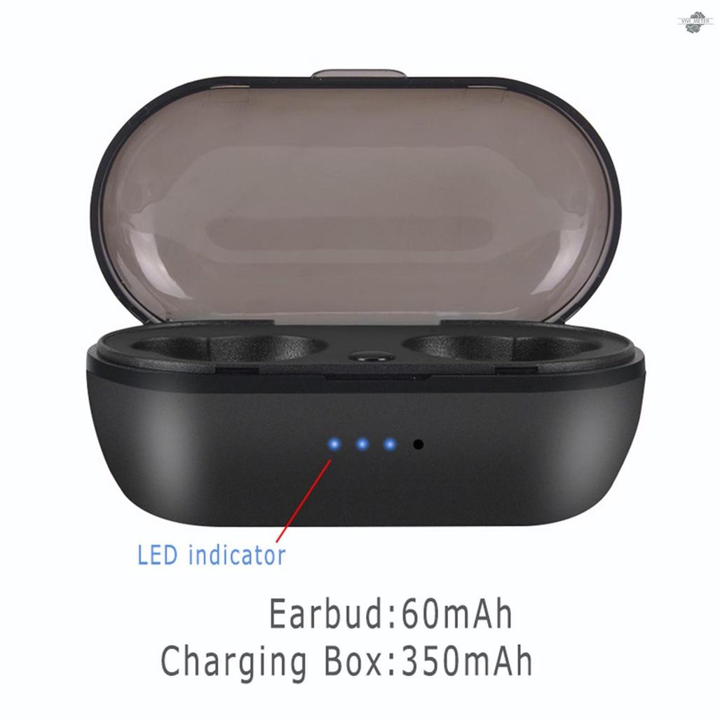 Y50 BT5.0 True Wireless Headphones Sport Headset Touch Control Mini Earbuds In-ear Earphones with Mic Charging Case