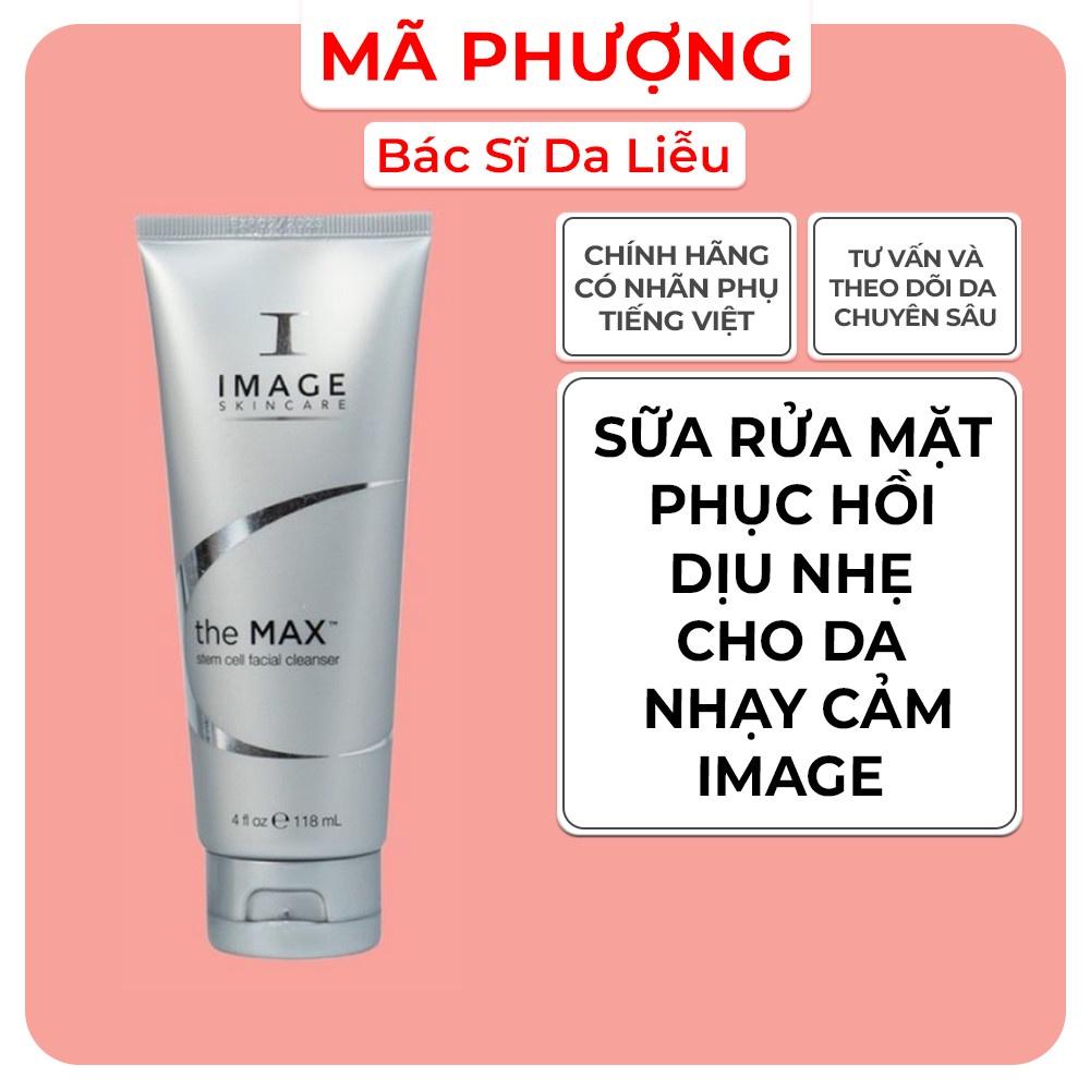 Sữa rửa mặt phục hồi Image The Max Stem Cell Facial Cleans nuôi dưỡng làn da