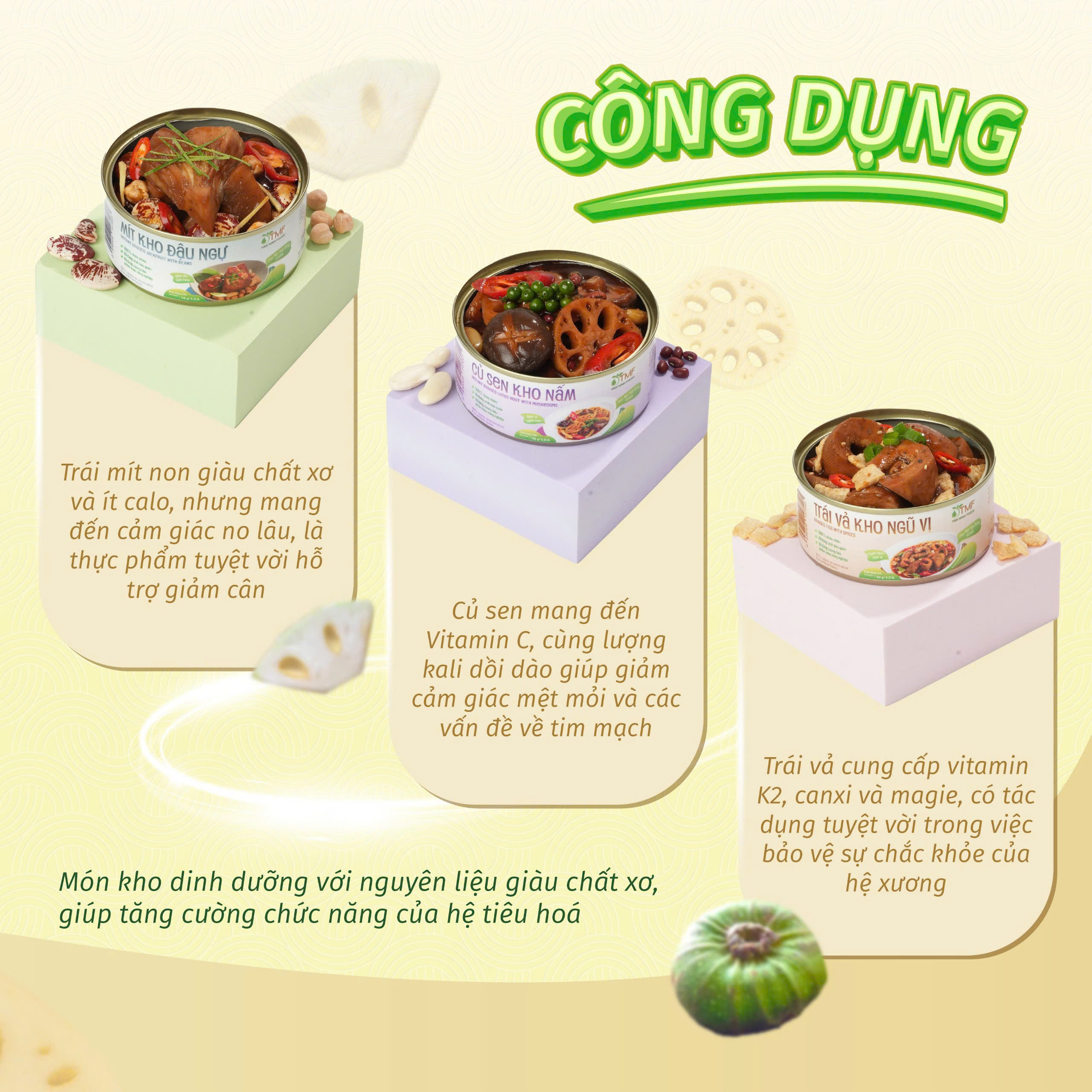 Mít kho đậu ngự 140g Tâm Minh Foods