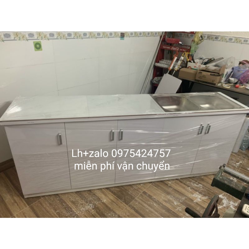 Tủ bếp MINI sẵn bồn rửa mặt