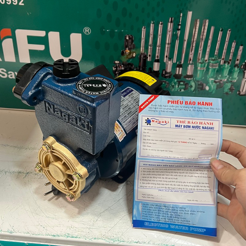 Máy bơm nước chân không 150W cánh đồng Nagaki LD-150 - Bảo hành 1 năm