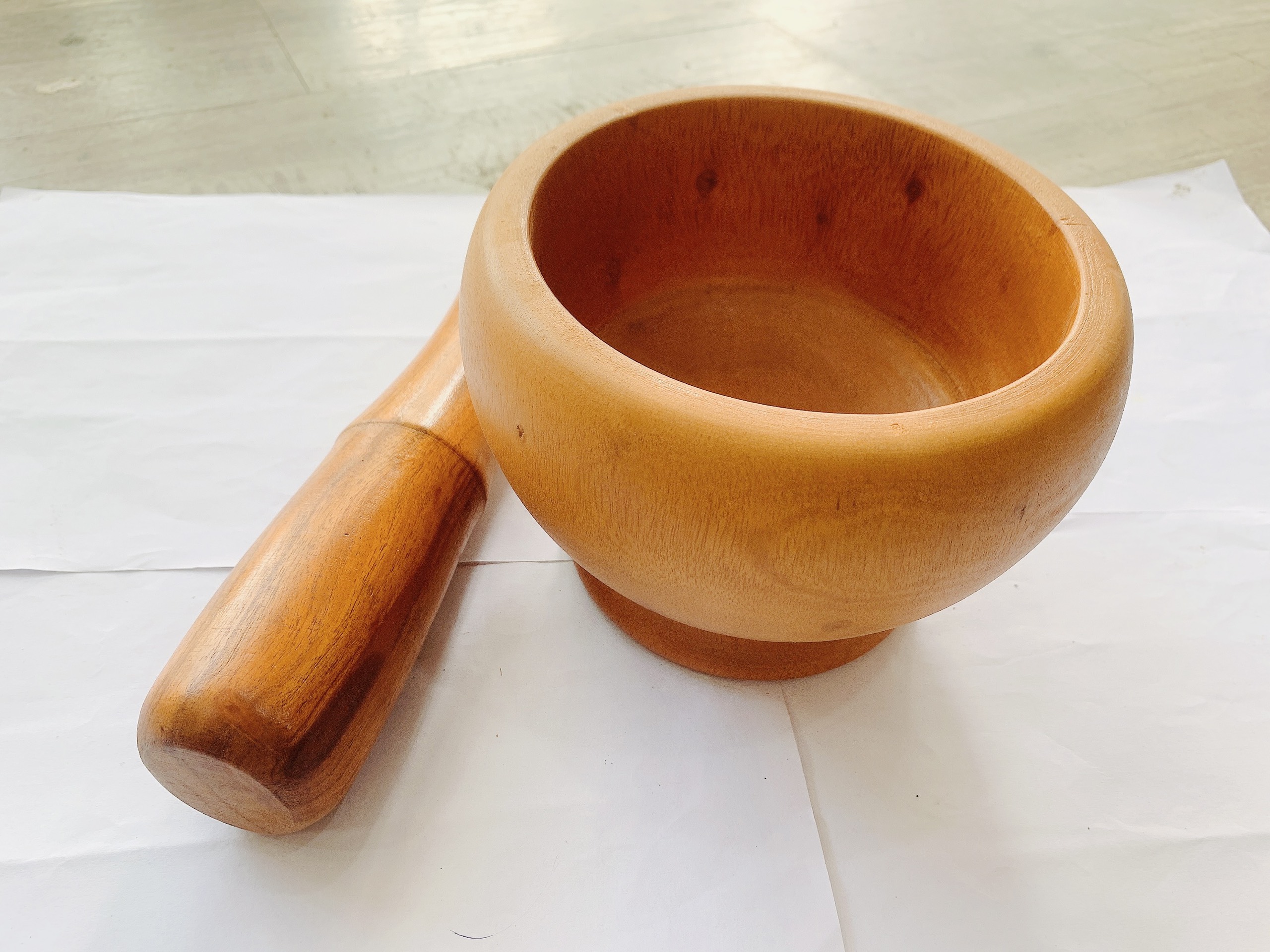 BỘ CỐI CHÀY BẦU GỖ XÀ CỪ 17CM
