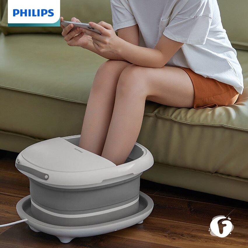 Bồn ngâm chân massage Philips PPM3101F dung tích 10L - Hàng Nhập Khẩu