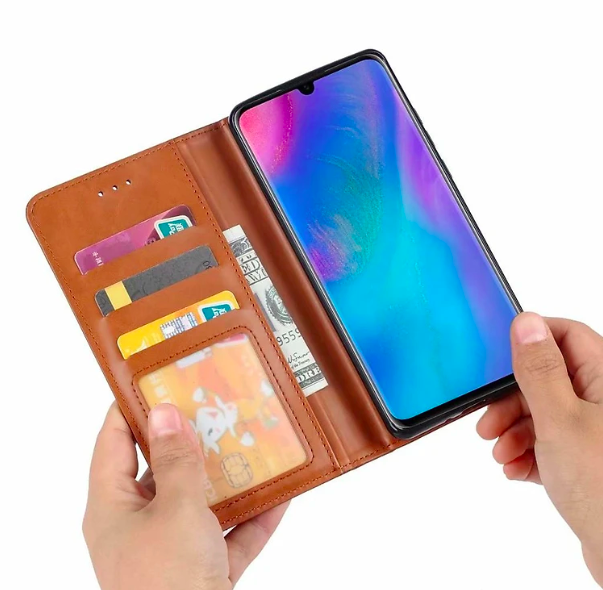 Bao da ốp lưng dành cho Samsung Galaxy S23, S23 Plus, S23 Ultra dạng ví case cao cấp, kiểu dáng sang trọng thời trang, ngăn đựng thẻ tiện lợi, bảo vệ điện thoại toàn diện