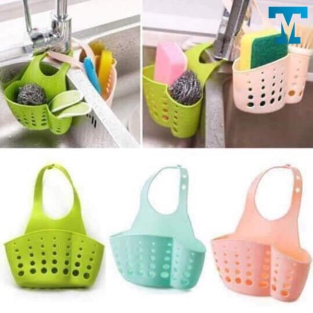 Giỏ Treo Đồ Silicon Đa Năng, giỏ treo đựng miếng rửa chén, bát