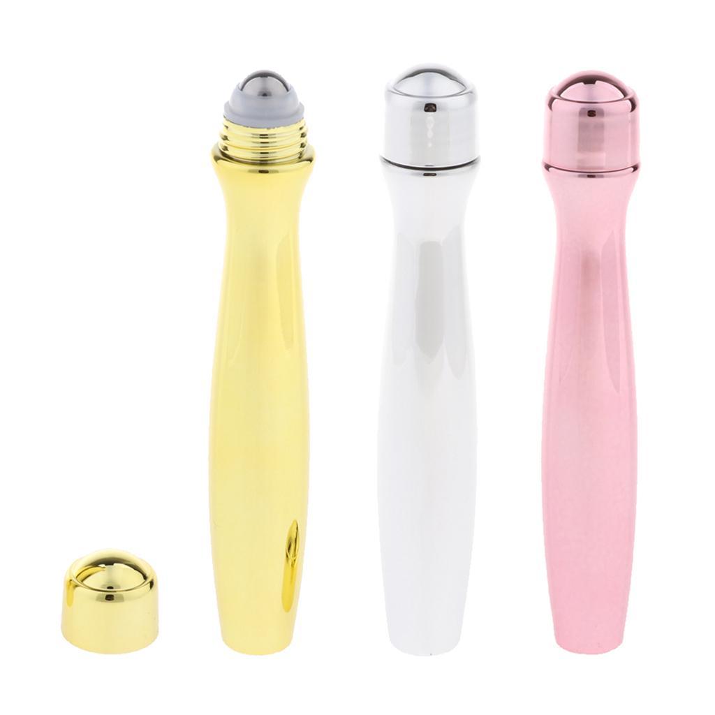 15ml Empty Roller Bottles for Essential Oils Perfume liquids  Golden