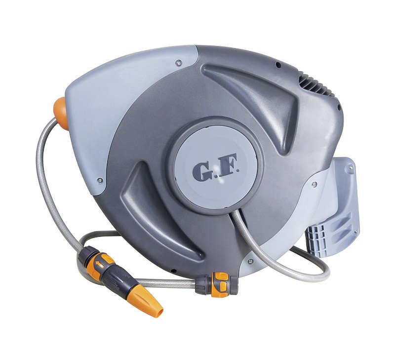 CUỘN ỐNG TƯỚI SÂN VƯỜN THU DÂY TỰ ĐỘNG 30 MÉT GF30 - Ý