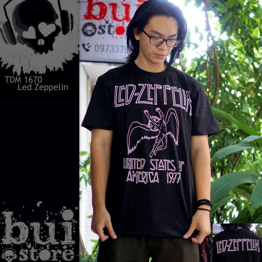 Áo Rock band tee phông / thun 100% cottong Thái Lan - Led Zeppelin TDM 1670