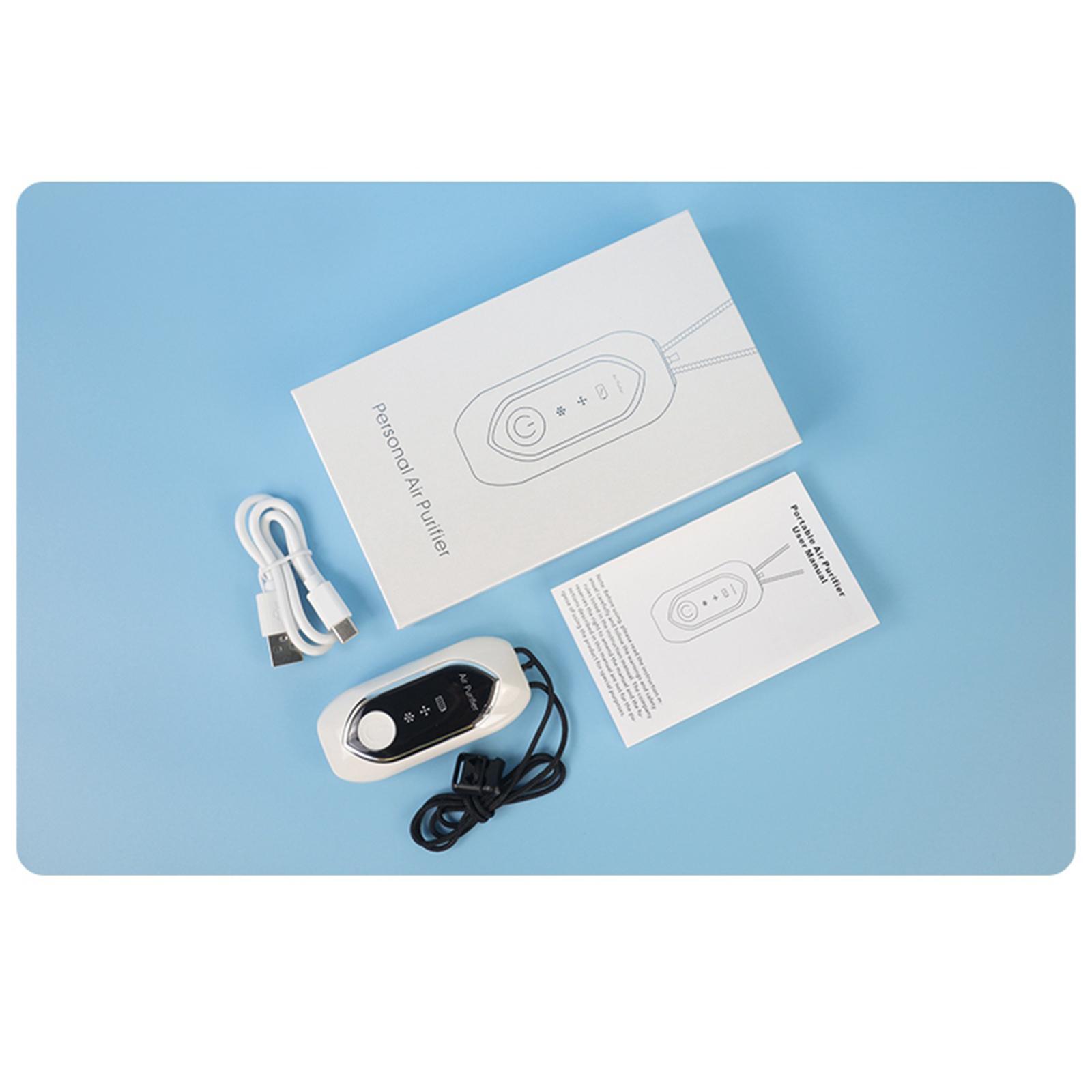 Personal Air Necklace Wearable USB White
