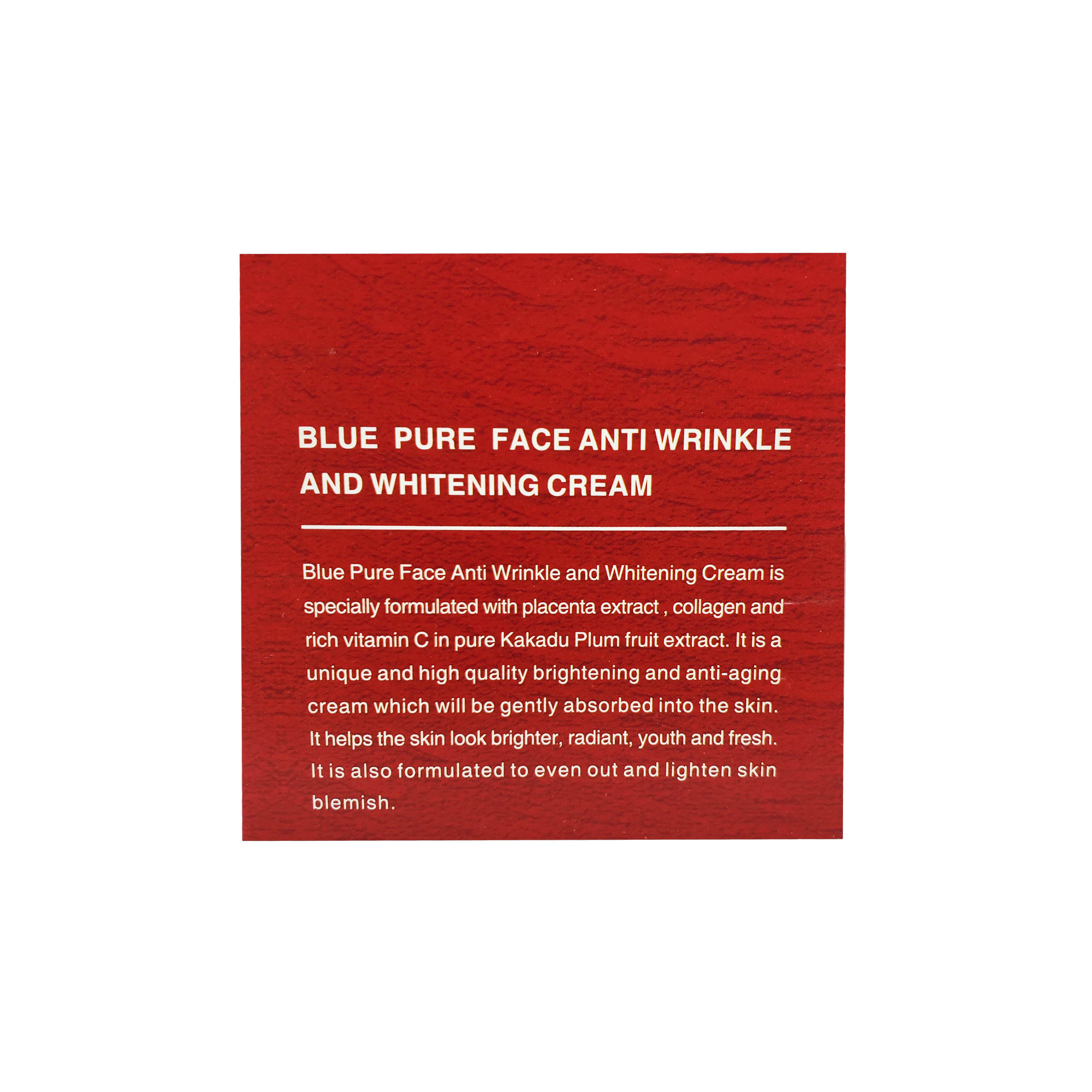 Kem chống lão hoá và dưỡng trắng Blue.pure Face Anti Wrinkle and Whitening Cream (30ml)