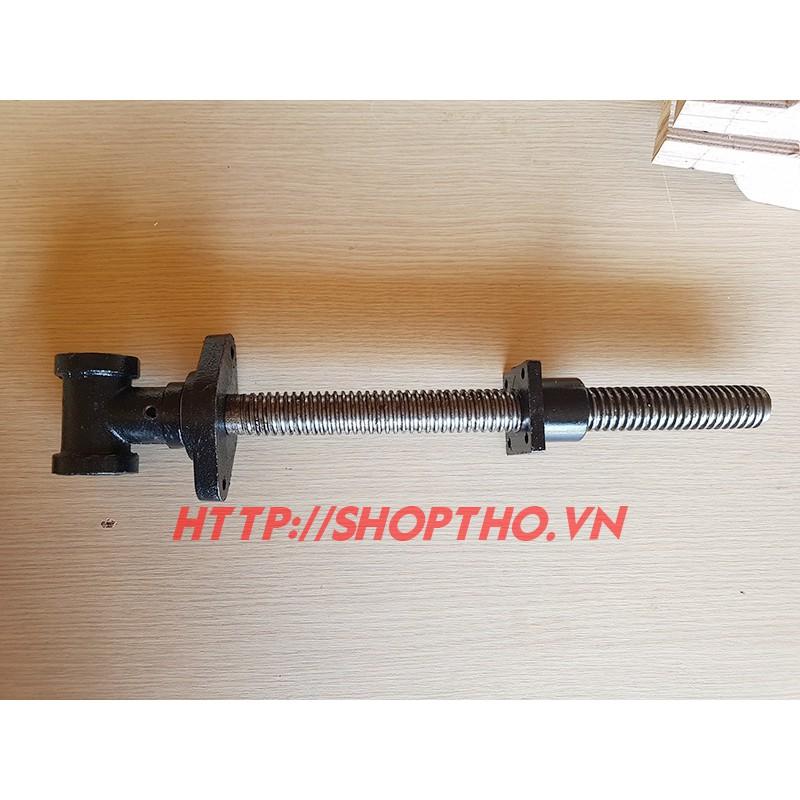 Front vise đơn lắp bàn làm mộc - tổng dài 52cm - hành trình 32cm