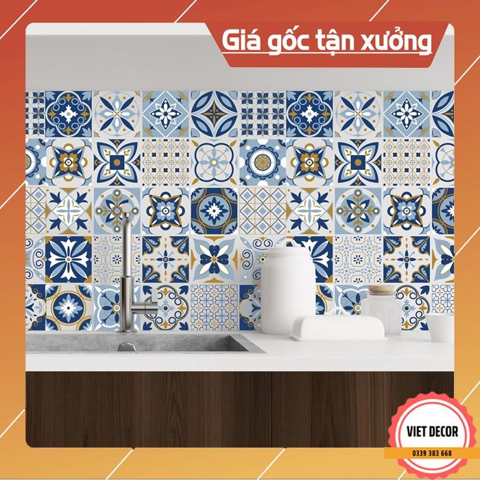Decal Gạch Bông Set 30 ô 20x20cm - Decal dán tường Trang trí nhà cửa