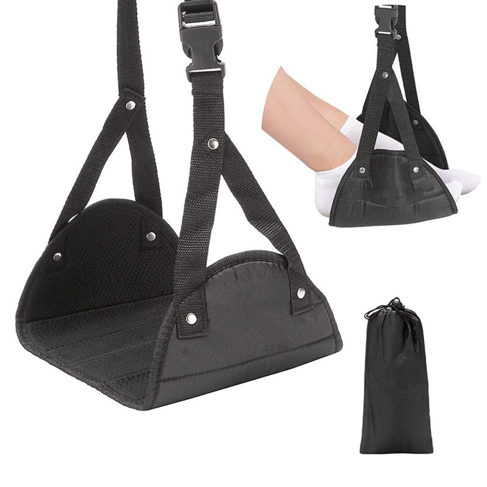 Foot Heel Hammock Travel Foot Rest Portable at Work Plane Airplane Footrest