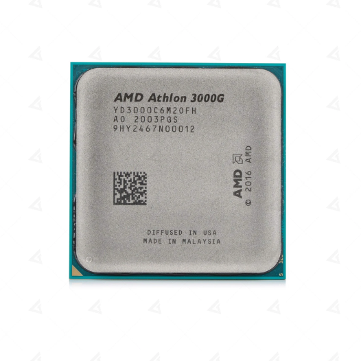 Bộ Vi Xử Lý CPU AMD Athlon 3000G  3.5 GHz/5 MB/2 Cores 4 Threads/Socket AM4 (YD3000C6FHSPK) - Kèm Quạt Làm Mát - Hàng Chính Hãng