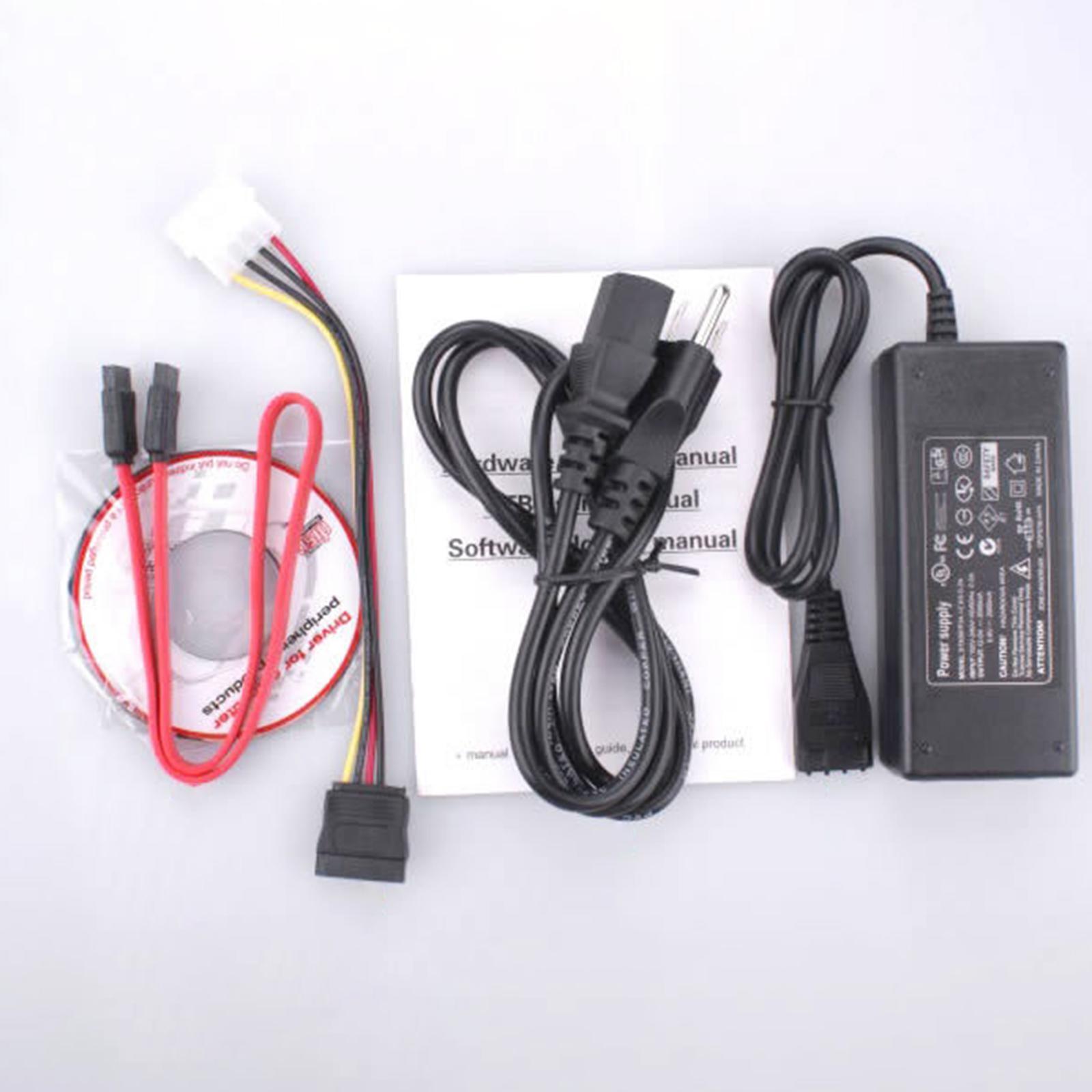 To USB 3.0 Adapter 5.0Gbps for Hard .5" 3.5" SSD Data Transfer