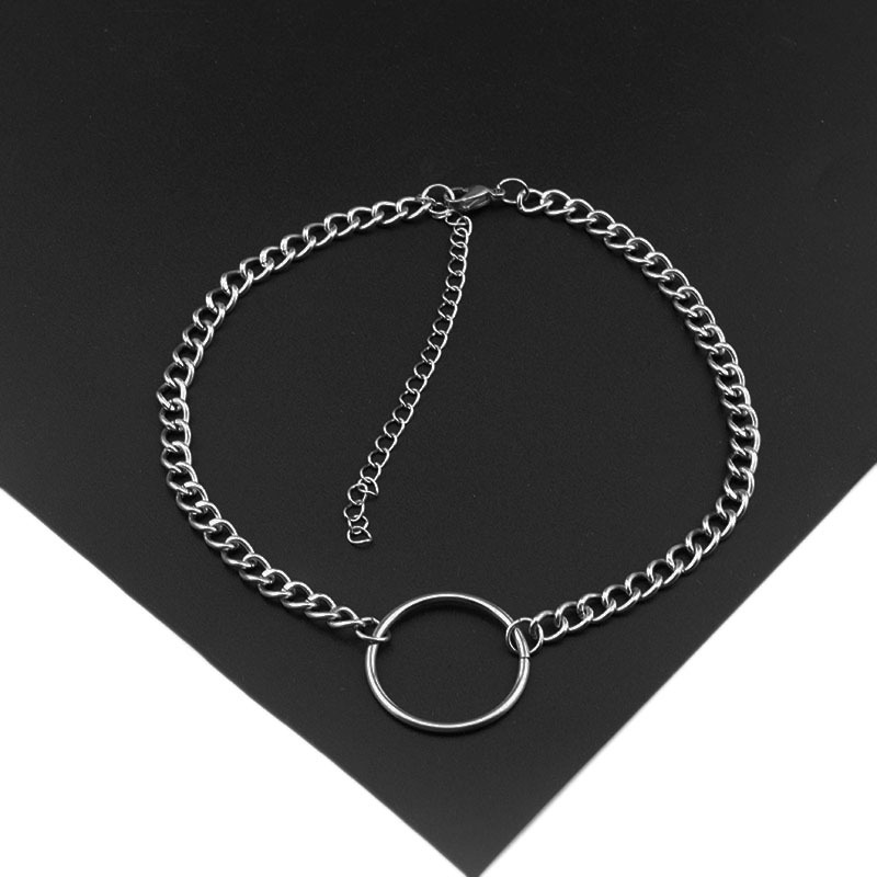 Dây chuyền nam nữ titan thép mix vòng