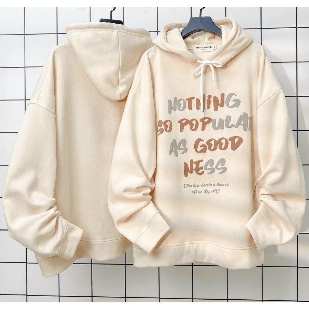 ÁO KHOÁC NỈ HODDIES CỔ TRÙM ĐẦU - FORM RỘNG THỜI TRANG HÀN QUỐC - SIÊU XỊN CHO CÁC BẠN TRẺ BBB FASHION SHOP