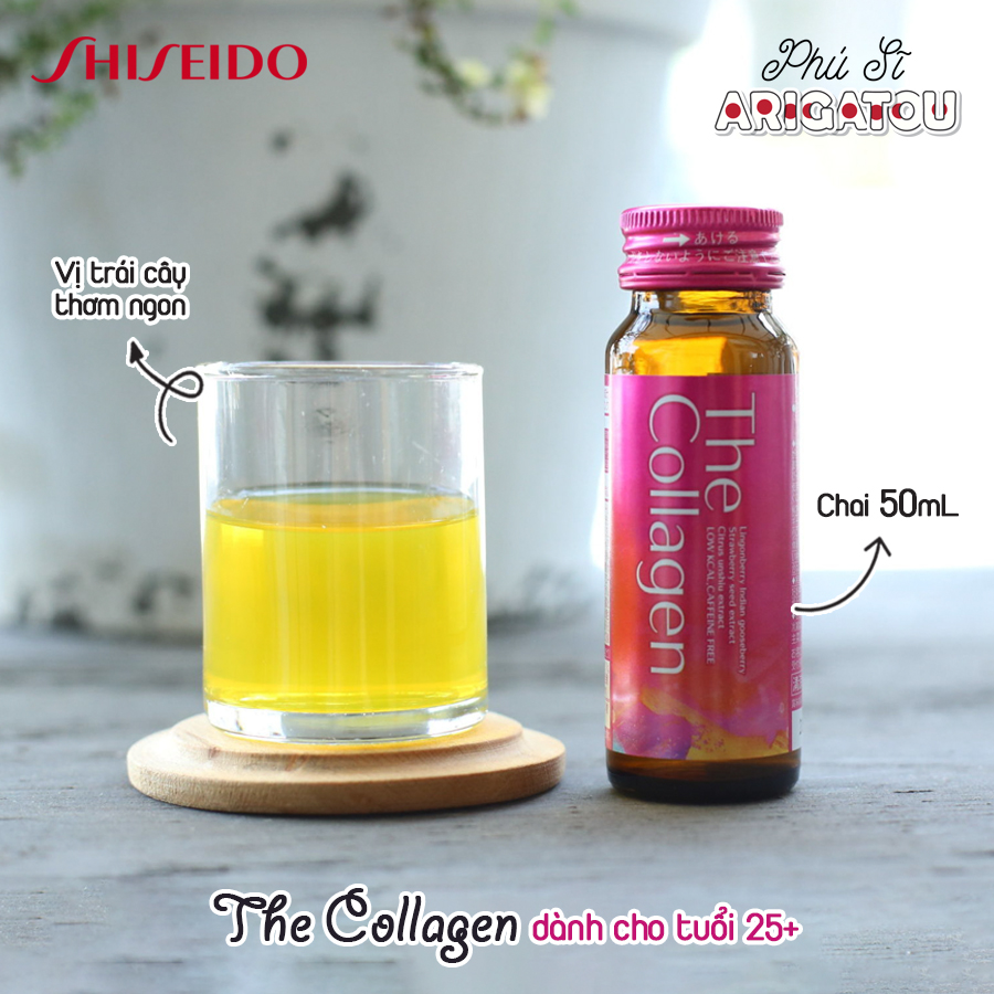 Nước uống đẹp da The Collagen Shiseido 50mLx10c